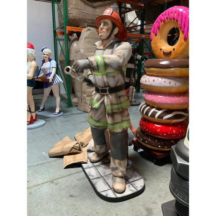 Fire Man Life Size Statue - LM Treasures 