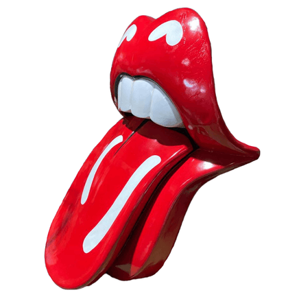 Red Mouth Tongue Out Life Size Statue - LM Treasures 