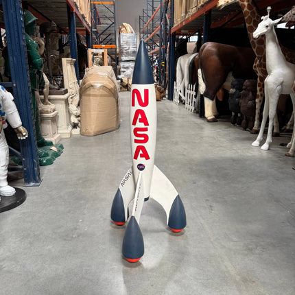 Small Space Rocket Statue LM Treasures - A