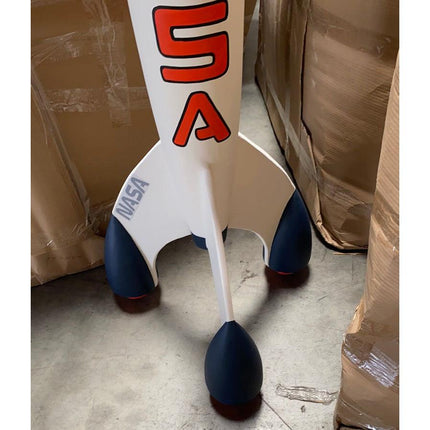 Small Space Rocket Statue - LM Treasures 