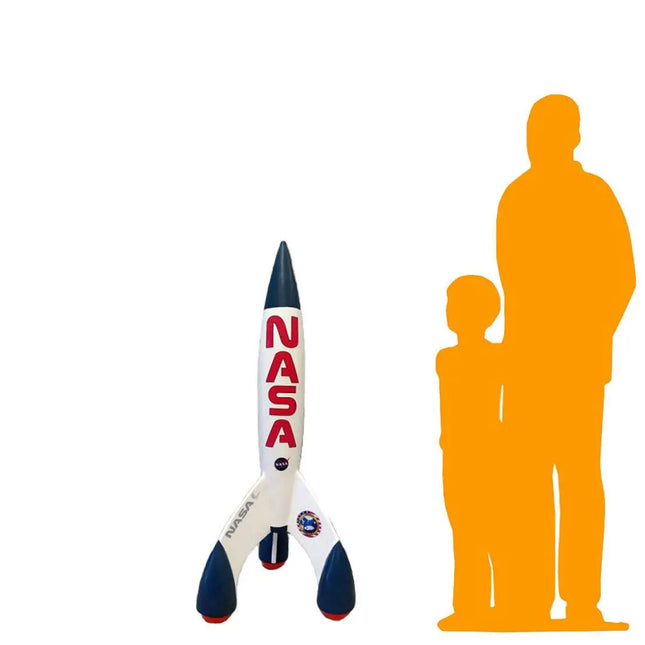 Small Space Rocket Statue LM Treasures - A