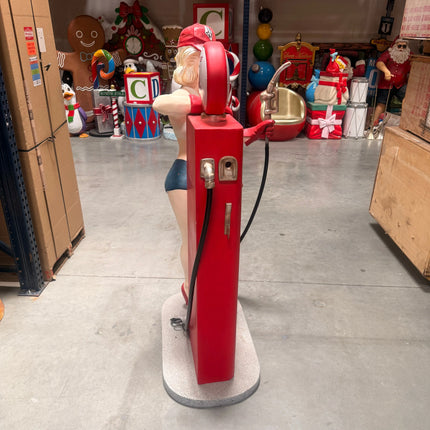 Vintage Gas Attendant Pin-Up Girl Statue LM Treasures - A