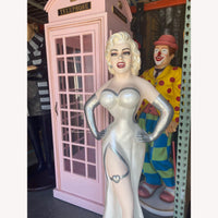 Actress In Silver Life Size Statue - LM Treasures 