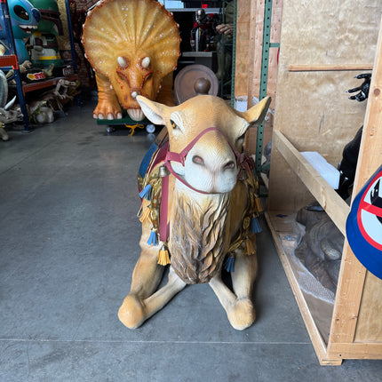 Laying Camel With Saddle Life Size Nativity Statue