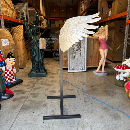 Adjustable Wings On Stand Photo Op Statue