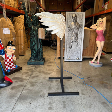 Adjustable Wings On Stand Photo Op Statue