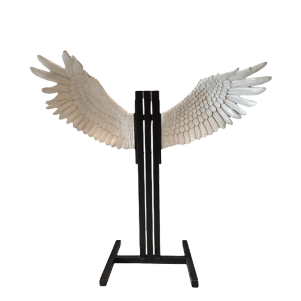 Adjustable Wings On Stand Photo Op Statue - LM Treasures 