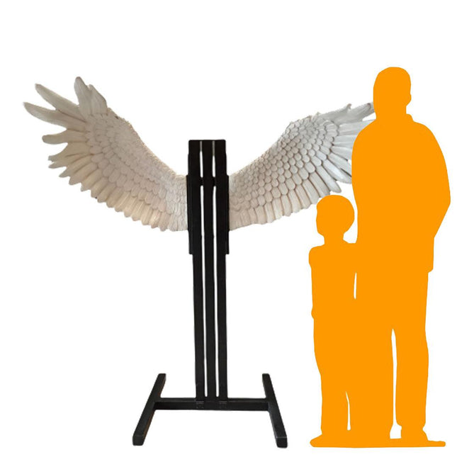 Adjustable Wings On Stand Photo Op Statue - LM Treasures 