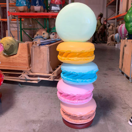 Medium Stacked Macaroons Over Sized Statue