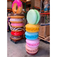 Medium Stacked Macaroons Over Sized Statue