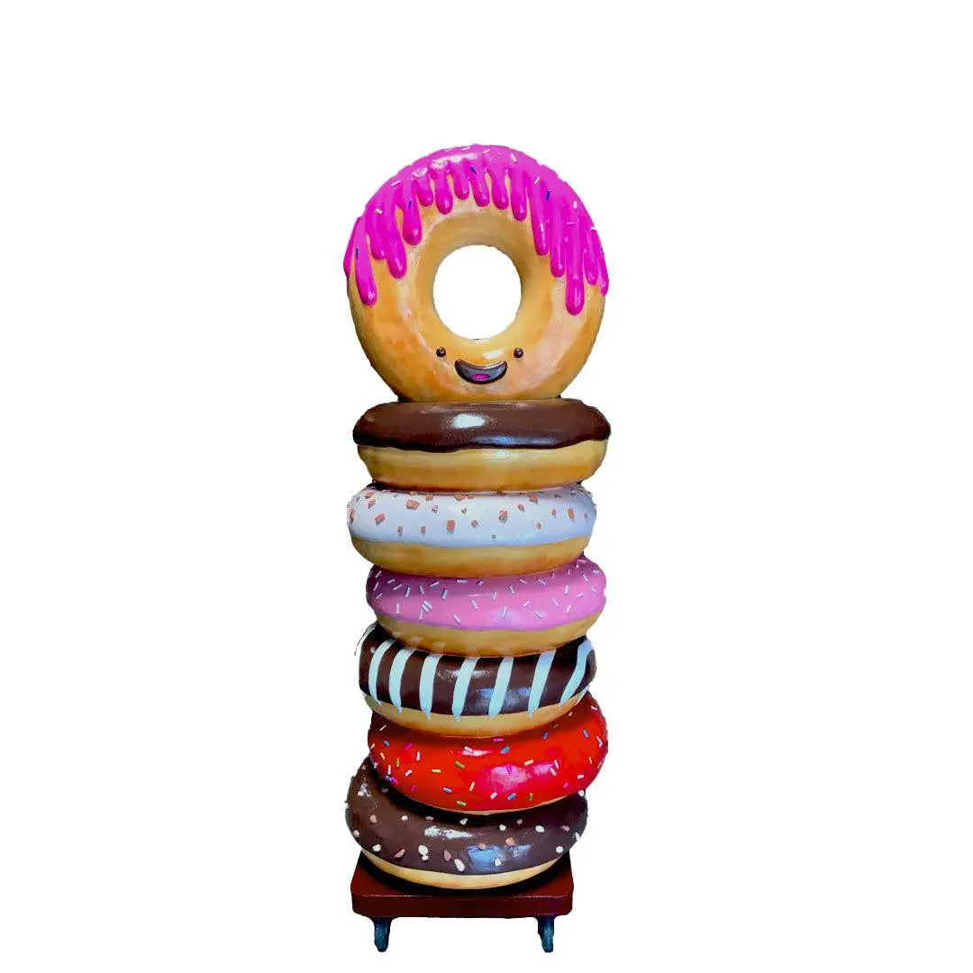 Large Stacked Donuts Over Sized Statue LM Treasures