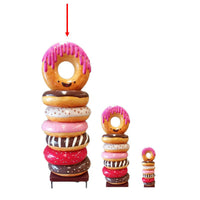 Large Stacked Donuts Over Sized Statue - LM Treasures 