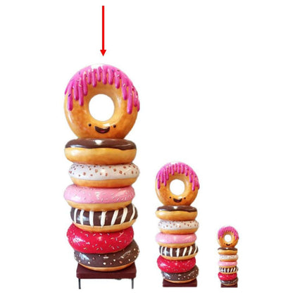 Large Stacked Donuts Over Sized Statue - LM Treasures 