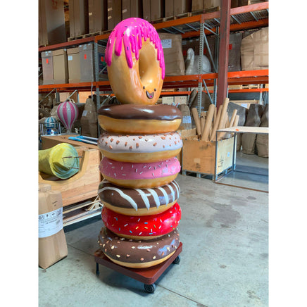 Large Stacked Donuts Over Sized Statue - LM Treasures 