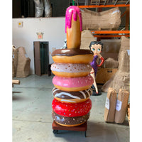 Large Stacked Donuts Over Sized Statue - LM Treasures 