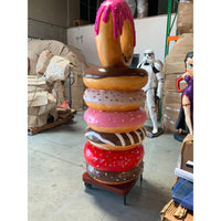 Large Stacked Donuts Over Sized Statue - LM Treasures 