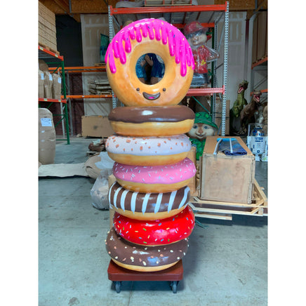 Large Stacked Donuts Over Sized Statue - LM Treasures 