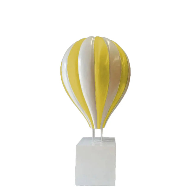 Large Yellow Hot Air Balloon Over Sized Statue LM Treasures - A