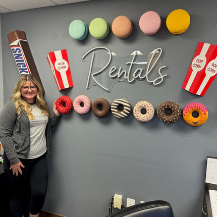 Small Donut Set Over Sized Statue - LM Treasures 