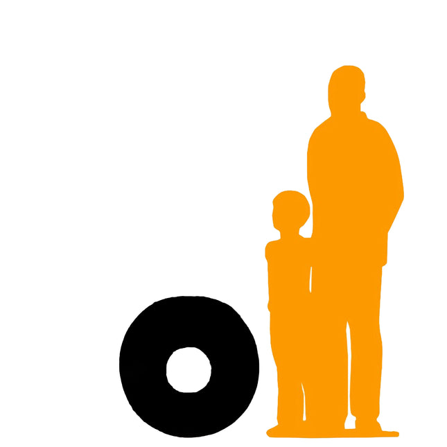 Large Donut Smiley Over Sized Statue LM Treasures - A