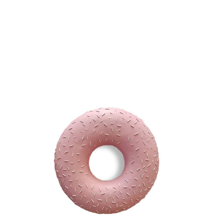 Large Donut Pink with Sprinkles Over Sized Statue - LM Treasures 