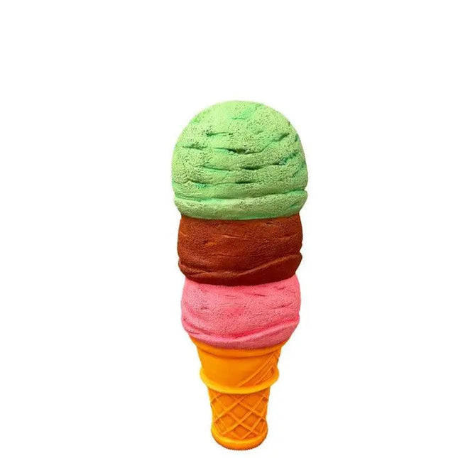Three Scoop Spumoni Ice Cream Over Sized Statue LM Treasures - A