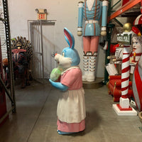 Funny Bunny Rabbit Mother Over Sized Statue - LM Treasures 