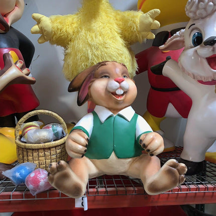 Funny Bunny Rabbit Boy Over Sized Statue - LM Treasures 