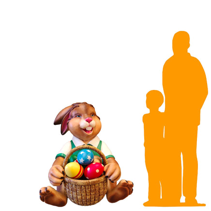 Funny Bunny Rabbit Boy Over Sized Statue - LM Treasures 