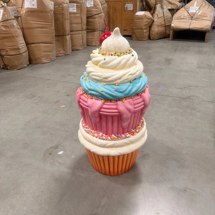 Stacked Cupcake Tower Over Sized Statue LM Treasures - A