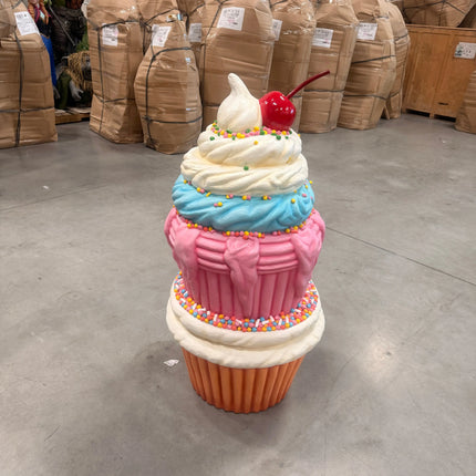Stacked Cupcake Tower Over Sized Statue LM Treasures - A
