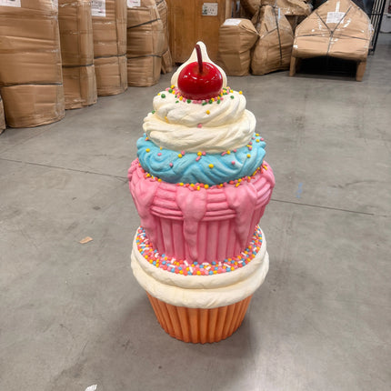 Stacked Cupcake Tower Over Sized Statue LM Treasures - A