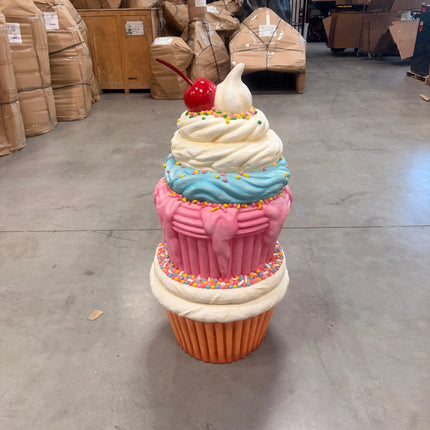 Stacked Cupcake Tower Over Sized Statue LM Treasures - A