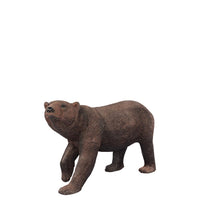 Grizzly Bear Walking Head Up Statue - LM Treasures 