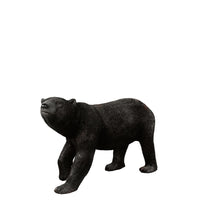 American Black Bear Walking Head Up Statue - LM Treasures 