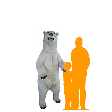 Standing Polar Bear Statue - LM Treasures 