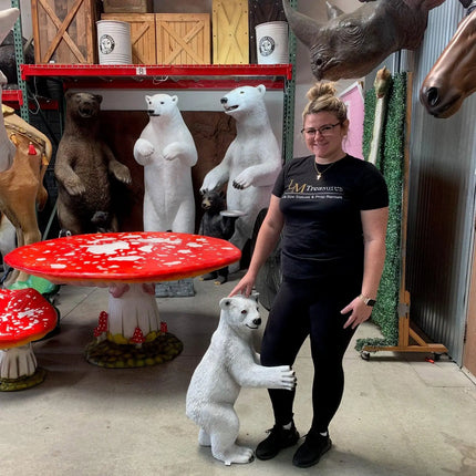 Baby Polar Bear Statue LM Treasures - T