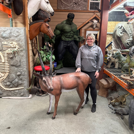 Gazelle Life Size Statue