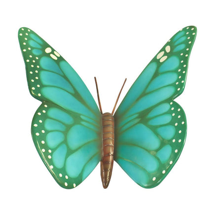 Cyan Butterfly Insect Over Sized Statue - LM Treasures 