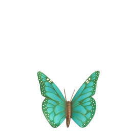 Cyan Butterfly Insect Over Sized Statue - LM Treasures 