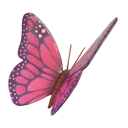 Pink Butterfly Insect Over Sized Statue - LM Treasures 