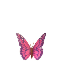 Pink Butterfly Insect Over Sized Statue