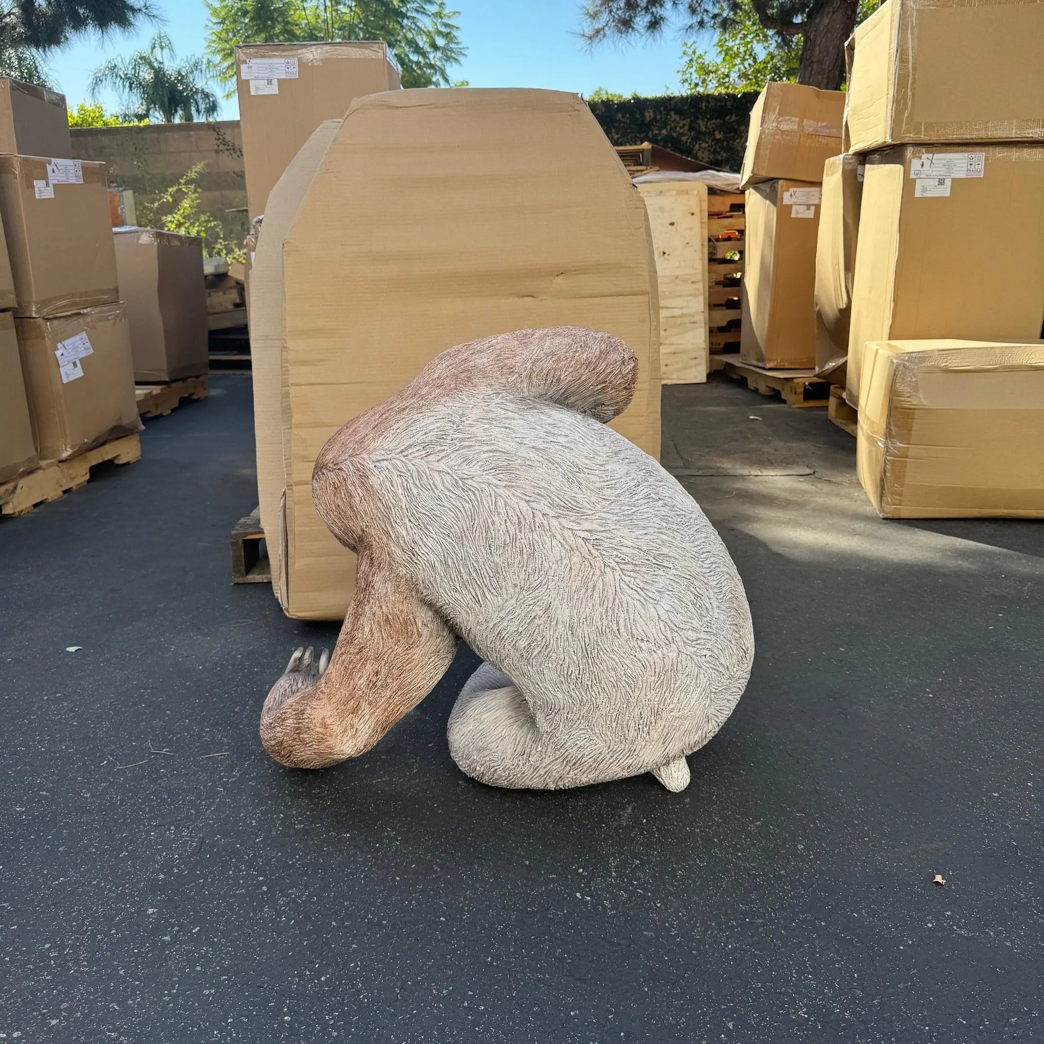 Sloth Slow Moving Life Size Animal Statue | LM Treasures – LM Treasures
