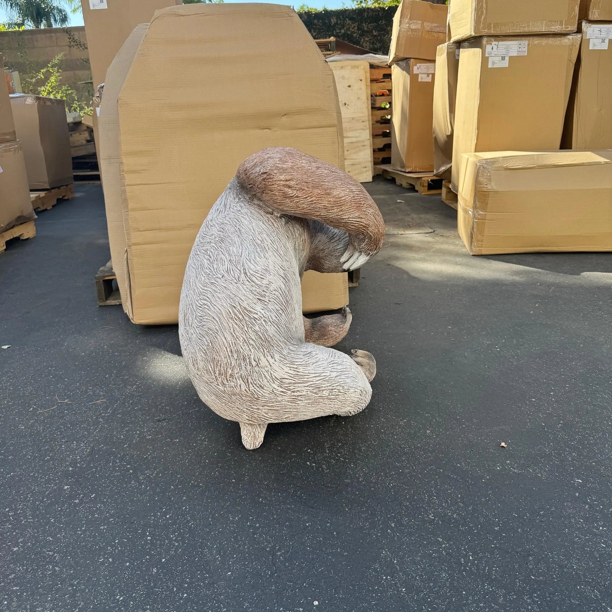 Slow Moving Sloth Life Size Forest Woodland Animal Statue – LM Treasures