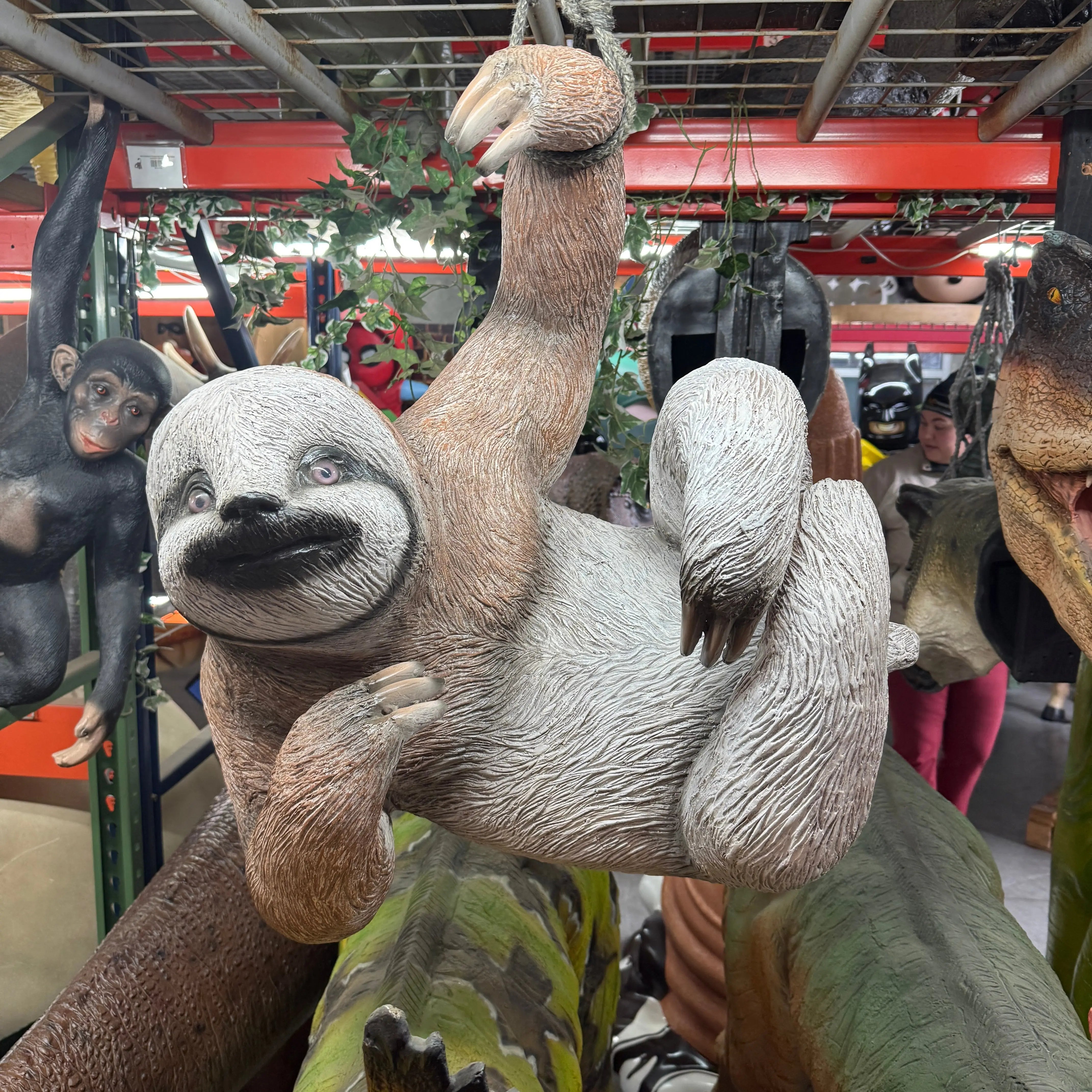 Sloth Slow Moving Life Size Animal Statue | LM Treasures – LM Treasures