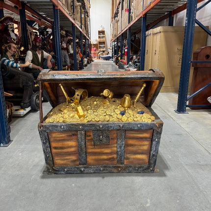 Treasure Chest Life Size Statue