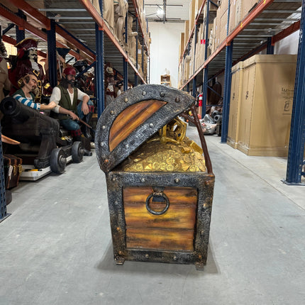 Treasure Chest Life Size Statue