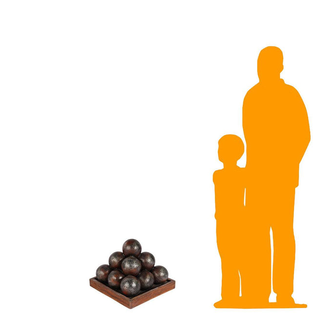 Cannon Balls Life Size Statue - LM Treasures 