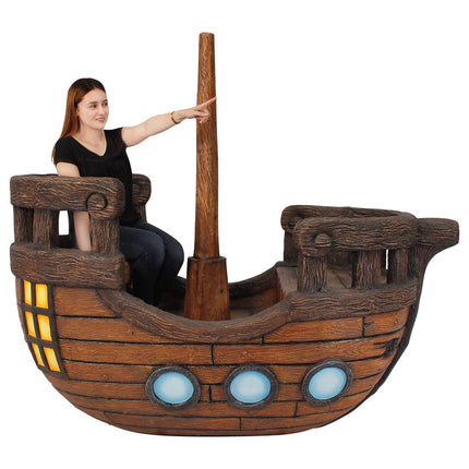Pirate Ship Life Size Statue - LM Treasures 