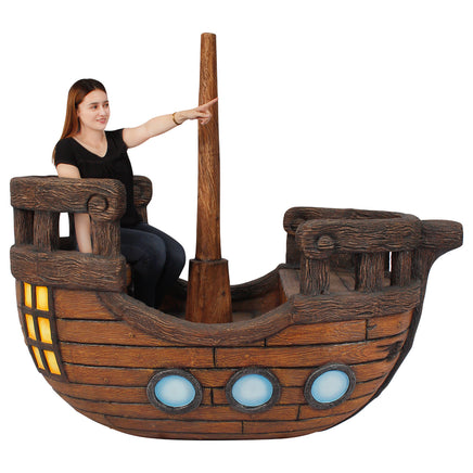 Pirate Ship Life Size Statue - LM Treasures 
